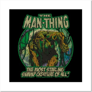 The Man Thing 1974S - VINTAGE RETRO STYLE Posters and Art